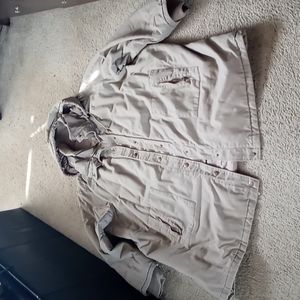 Women within tan jacket women's size 3X 30/32